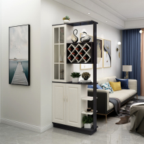 Entrance cabinet Door partition shoe cabinet Modern door room hall cabinet European-style light luxury living room dining room screen shelf Wine cabinet
