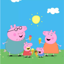 Cantonese preschool animation Peppa Pig part 2-3 full 105 words HD Cantonese Hillsong 2DVD