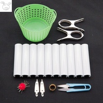  Plastic buckle 10 cross-stitch embroidery frame accessories Tool buckle 20-22 mm tube card embroidery cloth with stainless steel clip