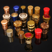 Liquor bottle cap plastic cap glass wine bottle cap ceramic wine bottle cap white porcelain wine bottle cap stopper bottle stopper silicone cap