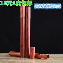 Vietnamese grass Rosewood thread incense tube wooden incense tube with incense tube mahogany incense box incense barrel 20g pack