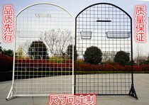Arched vertical Net frame exhibition movable multifunctional exhibition rack student works display rack jewelry display storage rack