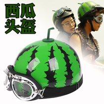 VAR watermelon Electric Motorcycle Harley helmet male Lady Four Seasons cute summer sunscreen half helmet 3C helmet