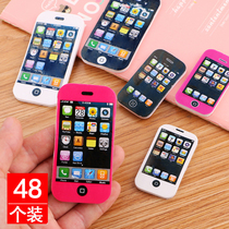 Creative stationery cartoon mobile phone eraser primary school prize gift cute children Christmas gift rubber