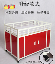Clothing store dump truck supermarket promotion car mall flower shelf display table promotion flower folding car