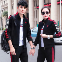 Jordan Nuo Couple Sportswear Suit Men's Spring and Autumn Youth Running 361 Leisure Wear Cotton Three-Piece Set Women