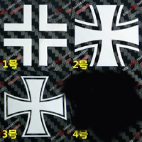 Tiaon Cavaliers Iron Cross Prussian Logo Logo Logo Logo Metal Sticker Mobile Phone Sticker Radiation -Наклейка