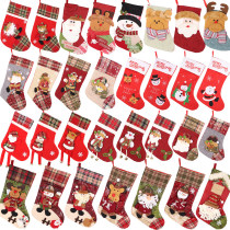 Christmas socks Santa Claus Grand Ornament Kindergarten Decoration Christmas Gift Bags Gift Bags Children Gifts