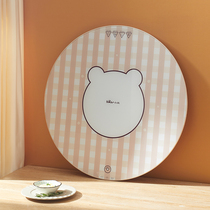 Bear food insulation board warm vegetable board household hot vegetable board multifunctional table electric heating plate round hot vegetable artifact