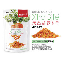 JP247 snacks natural carrot dried 120g rabbit guinea pig chinchand hamster special snack jolly Zulli