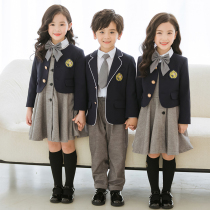 Suit School Uniform for Autumn Fashion New Years Day Host Costume Kindergarten Garden Clothes Winter Elementary School Students Class Three Sets