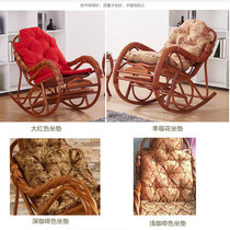 Rocking chair cushion in cotton winter vine chair cushion 10cm thick sponge small actor Blue Car reference