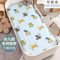 Childrens cotton mattress crib special mat baby splicing bed upholstery cushion removable and washable kindergarten noon sleeping mat mattress