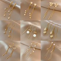 Fashion Women Personality Earrings Temperament Earrings Long current Suearrings 2022 New earrings 925 silver needle earrings
