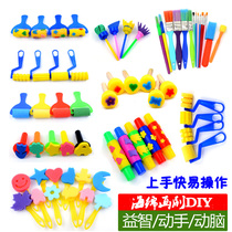 Pen childrens seal educational tools toys childrens roller brush sponge childrens learning roller