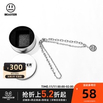BEASTER little devil grimace Tide brand pendant chain hip-hop style stitching personality niche design accessories men and women