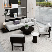 New Chinese-style sales office negotiating sofa hotel lobby reception leisure card seat model room furniture customization