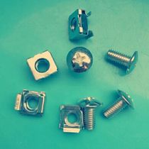 Cabinet screw M6 cross-type network server cabinet mounting screw nut with snap flange nut