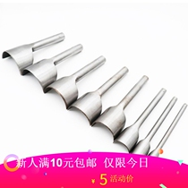 Semi-circle punch half circle cut 1 2 pure semi-circle as shallow semi-circle punch C- type belt tail cut DIY leather tool