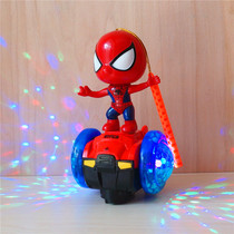 2022 New Years childrens toy lanterns handheld luminous colorful projection cartoon music Spider-Man boy Lantern Festival lanterns