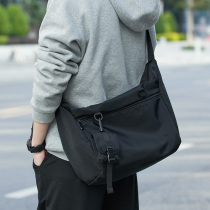 Light 100 lap single shoulder bag Mens large capacity Diagonal Satchel and Tide Postman Bag Casual Backpack Male Brief Satchel