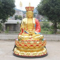 Factory direct sales Temple King of Tibet Buddha statue 2 meters 1 sitting lotus King of Tibet Bodhisattva Jiuhua Mountain Tang Sanzang Golden Jizang