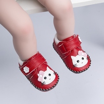 0-1 year old cartoon princess toddler shoes 3-6 seven or eight months newborn breathable baby shoes anti kick 100 days baby shoes
