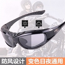 Polarizing color goggles goggles Electric motorcycle riding sunglasses for men and women anti-sand and dust anti-light sunlight