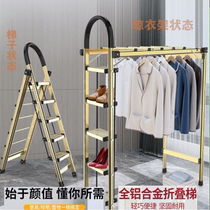 (Home Terra Clothes Hanger Indoor Landing Hanger) One object multipurpose foldable clotheshorse