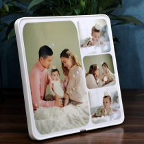 Childrens baby photo set table combination puzzle photo frame custom wash photo with photo frame to map custom family photo album
