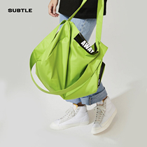 SUBTLE EQUS sports travel bag mens shoulder crossbody bag womens trend ins large capacity leisure fitness bag