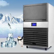 Boconi ice machine large commercial milk tea shop square ice machine automatic 50 kg small square ice machine