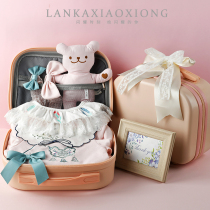 Baby set newborn gift box clothes autumn full moon baby meet gift mother and baby supplies newborn baby