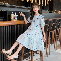  Girls  dresses summer 2021 new childrens clothes Western style thin princess skirt big childrens net red summer skirt