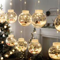 Christmas decorations scene layout mall shop shop shop window Christmas tree creative props pendant LED lights