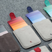 DAX cascading pull-up card bag ultra-thin gradient bank card set simple portable wallet small carry-on card holder