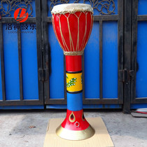 Elephant foot drum Dai dance drum Cowhide elephant leg drum National drum specifications can be customized