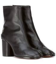 MAISON MARGIELA 2021 black leather ladies and ankle boots