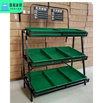 Kitchen supplies supermarket dried fruit convenience store multi-layer convenience store fruit and vegetable multi-layer bowl chopsticks shelf display rack exhibition