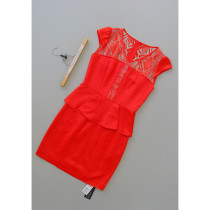 Ba A62-801] counter brand 1599 womens dress bottoming womens dress 0 52KG
