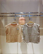 Balabala childrens clothing 2021 summer models new boys and young children casual fashion all-cotton vest 201221122105