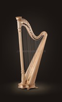 American LYONHEALY LYONHEALY PRELUDE PRELUDE40-STRING PEDAL-LESS PULL-KEY HARP