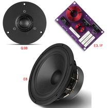 Huiwei E8 bass Q3B treble DN-E3 1F crossover kit HIFIDIY fever 8 inch two-way speaker