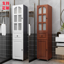 Customized toilet Jane Ou floor locker bathroom corner cabinet narrow cabinet toilet side cabinet side cabinet wall corner seam cabinet