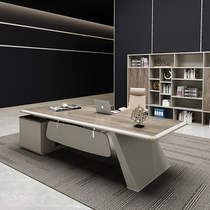 Desk Minimalist Modern Furnishings Big Bandae Upscale Fashion President Manager Furnishing Portfolio Office Owner Table