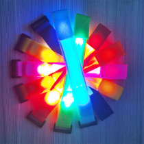 USB charging LED luminous wrist light Running and cycling equipment Fluorescent colorable bracelet custom logo armband light