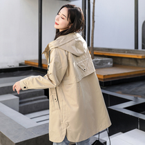 2022 early spring Fall 2022 New advanced senses high-end atmosphere casual jacket Early autumn windfall woman in the middle of a European stock