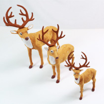 Christmas decorations props ornaments Christmas deer decorations simulation sika deer doll Mall hotel window