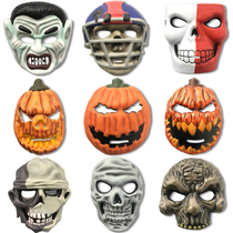 Halloween spooky skull ghost mask bubble show Whole person dress up Pumpkin horror Plants vs zombies mask