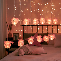 Net red starry sky lighting atmosphere decoration Princess room Girls bedroom decoration colorful lights flashing lights String lights starry sky